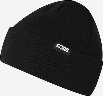 CONVERSE Beanie in Black: front