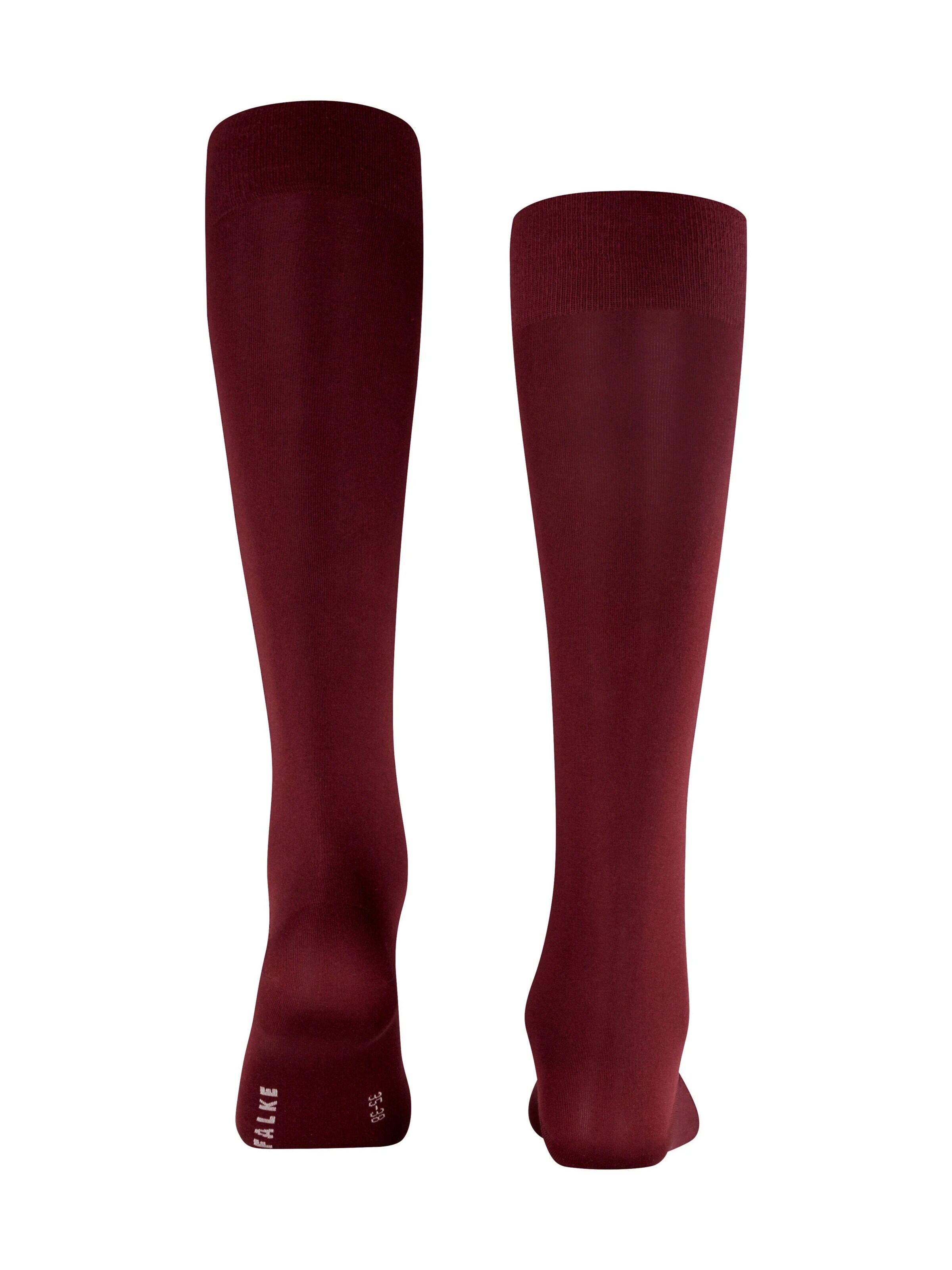 FALKE Knee High Socks 'Cotton Touch' in Red