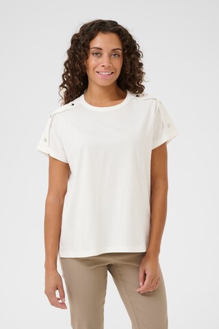 CULTURE Oversized shirt 'Selma ' in White: front