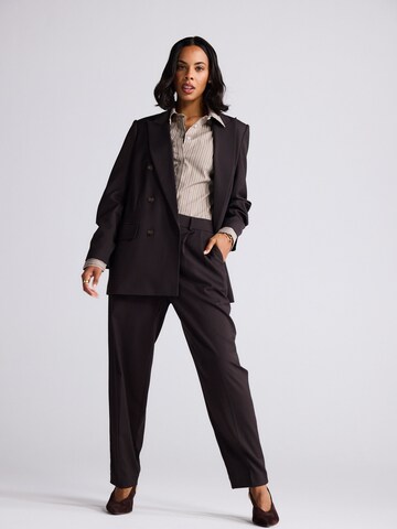 Effilé Pantalon à pince Next en marron : devant