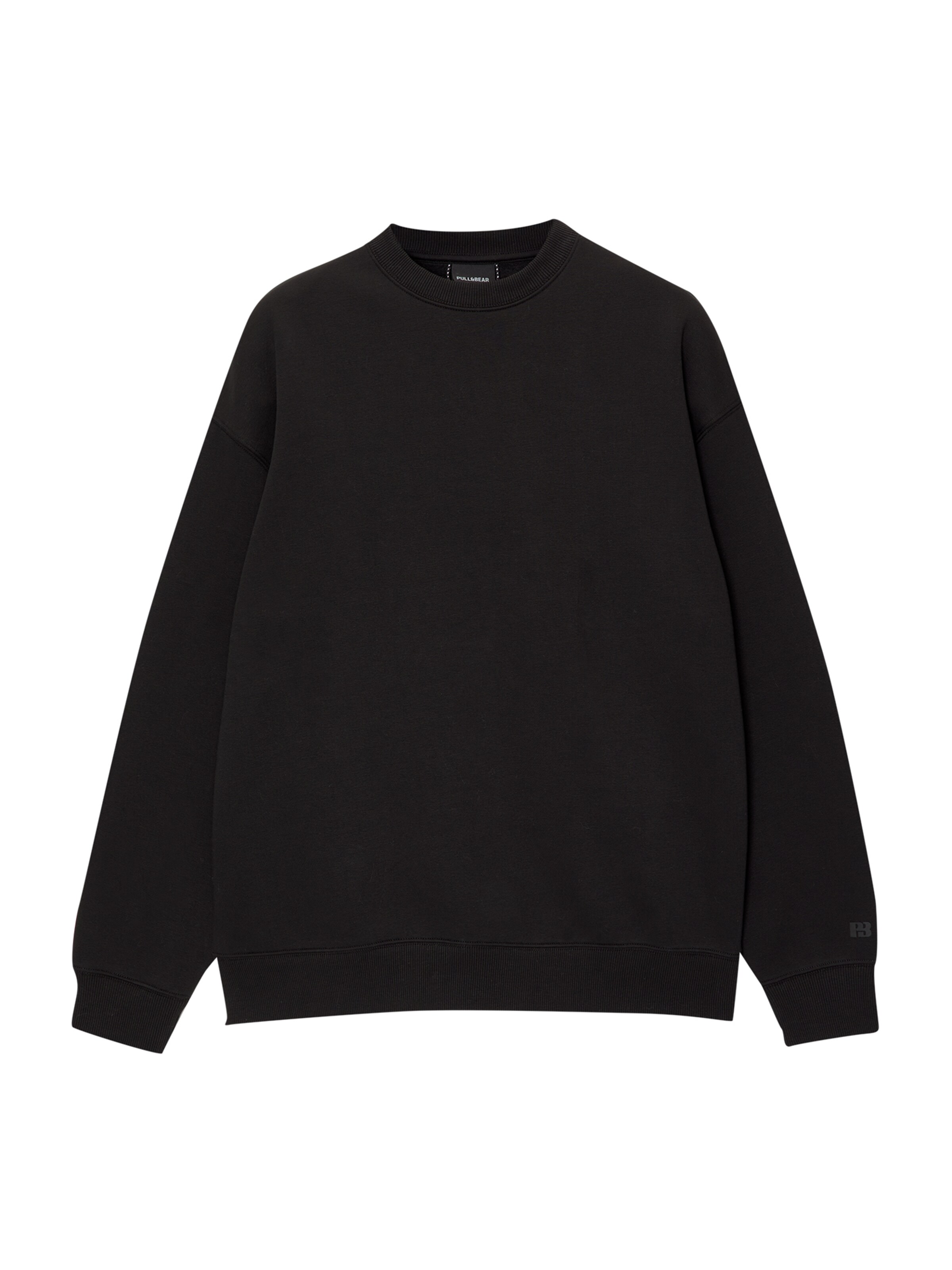 Pull&Bear Sweatshirt in Black: front