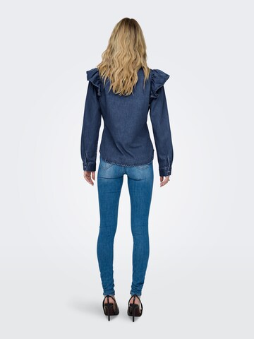 ONLY Blouse 'ONLIndigo' in Blue