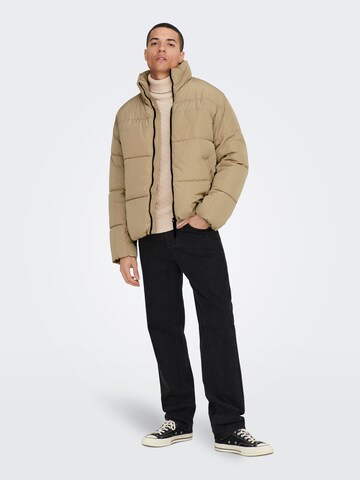 Only & Sons Jacke 'Everett' in Braun