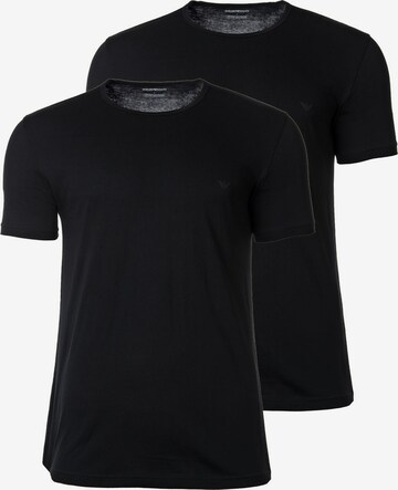 T-Shirt Emporio Armani en noir : devant