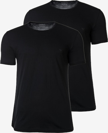 Emporio Armani T-Shirt in Schwarz: predná strana