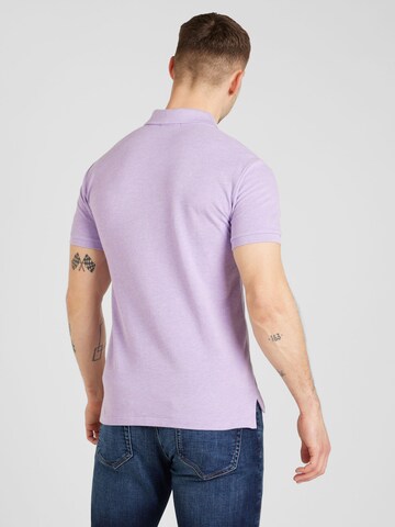Polo Ralph Lauren Rovný strih Tričko - fialová