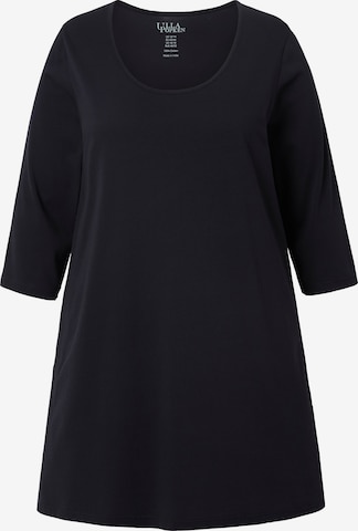 Ulla Popken Shirt in Zwart: voorkant