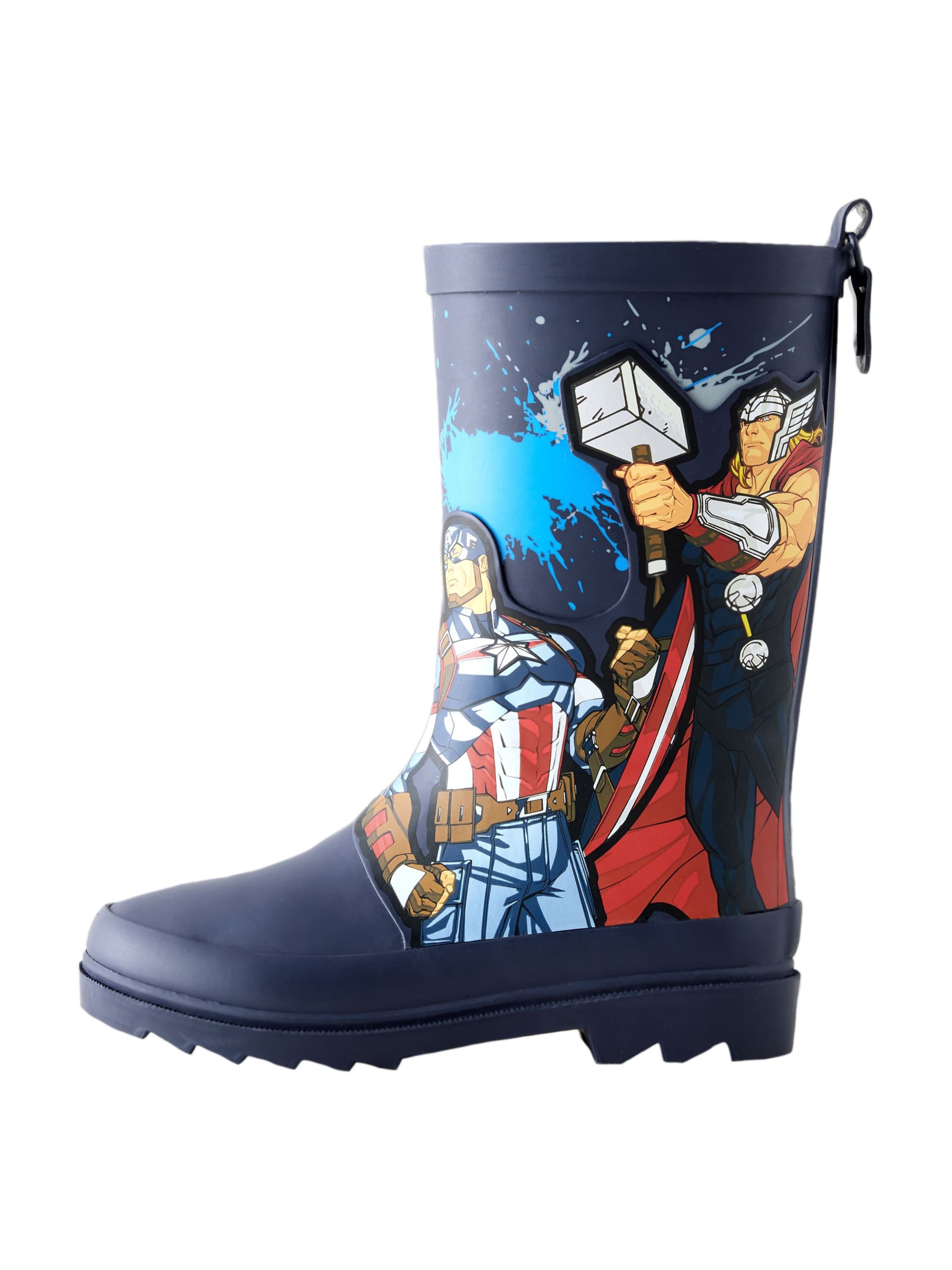 Stivale di gomma 'Marvel' di Next in blu: frontale