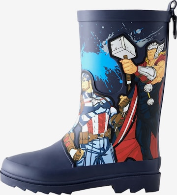 Stivale di gomma 'Marvel' di Next in blu: frontale