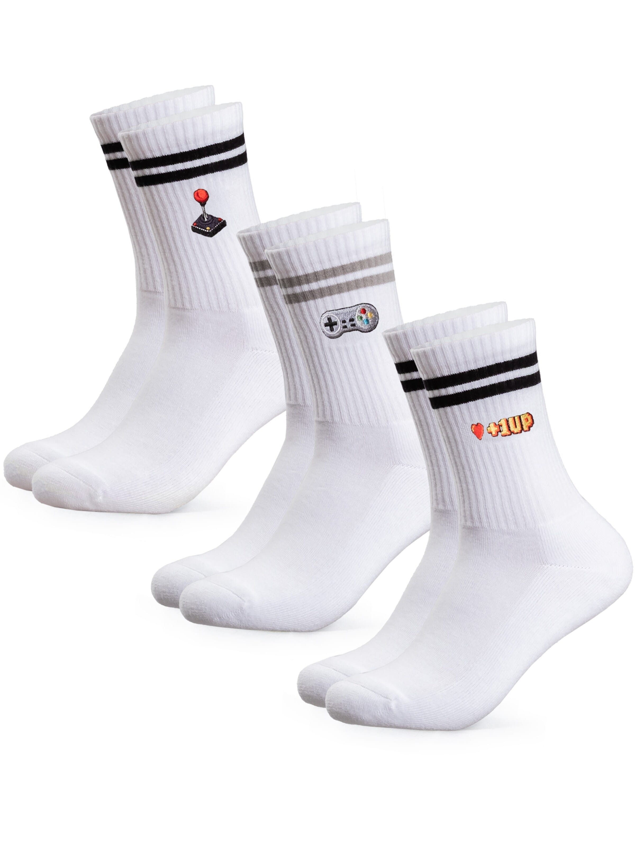 Occulto Athletic Socks 'Rio' in White: front