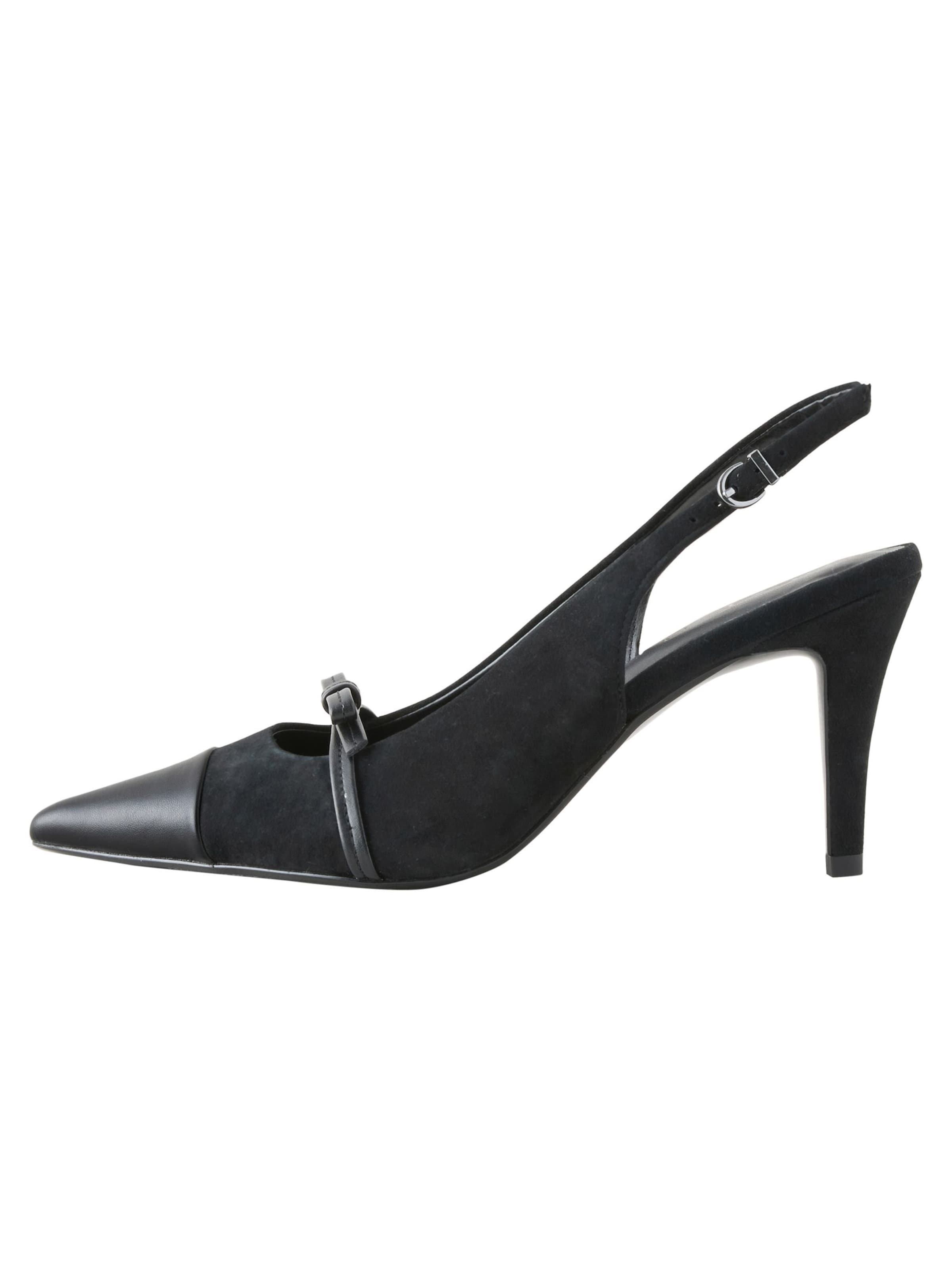 Next - Sapatos abertos atrás 'Forever Comfort®' em preto: frente