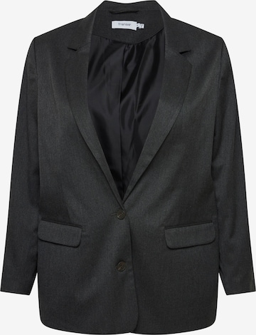 Fransa Curve Blazer 'Fplea' in Black: front