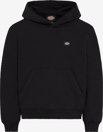 DICKIES Sweatshirt 'Oakport' in Zwart: voorkant