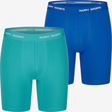 Happy Shorts Boxershorts in Blau: Vorderseite