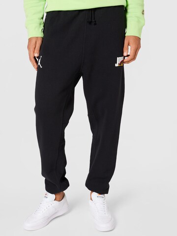 Jordan Regular Pants in Black: front