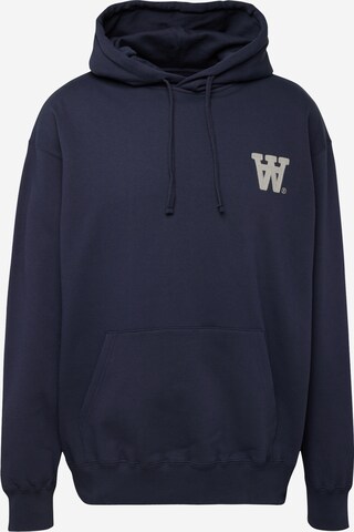 WOOD WOOD Sweatshirt 'Cass' in Blau: predná strana