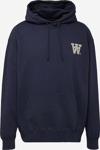 WOOD WOOD Sweatshirt 'Cass' in Blauw: voorkant