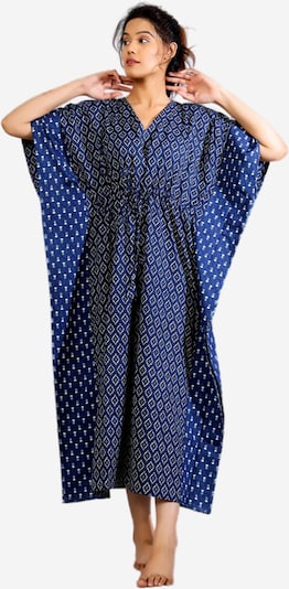 PfauGermany Oversizekleid 'KAFTAN Free Size Brustumfang – 170 cm . Länge 130 cm' in 42-44 in marine, Produktansicht