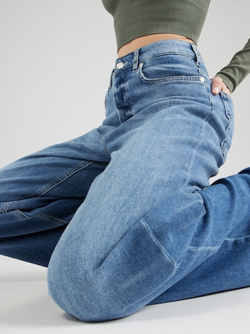 SCOTCH & SODA Wide Leg Jeans 'The Wave — Surfs Up' in Blau