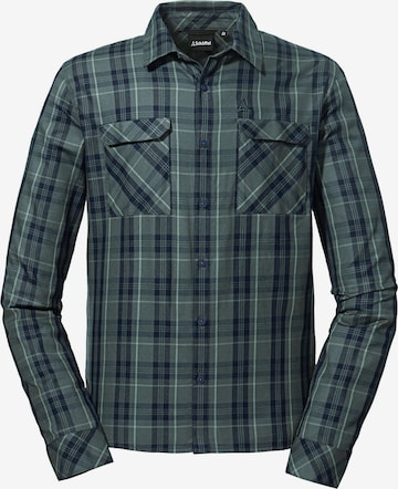Schöffel Regular fit Functioneel overhemd 'Roslyn' in Groen: voorkant