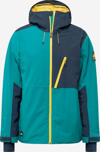 QUIKSILVER Sportjacke in nachtblau / gelb / grün, Produktansicht
