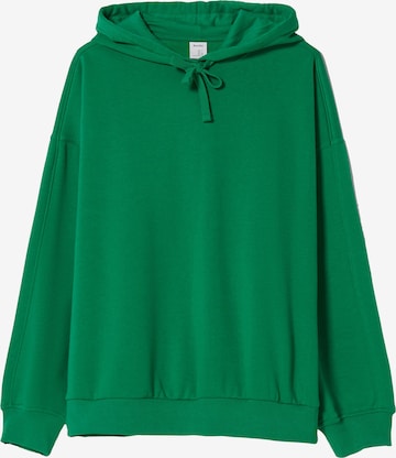 Bershka Sweatshirt i grønn: forside
