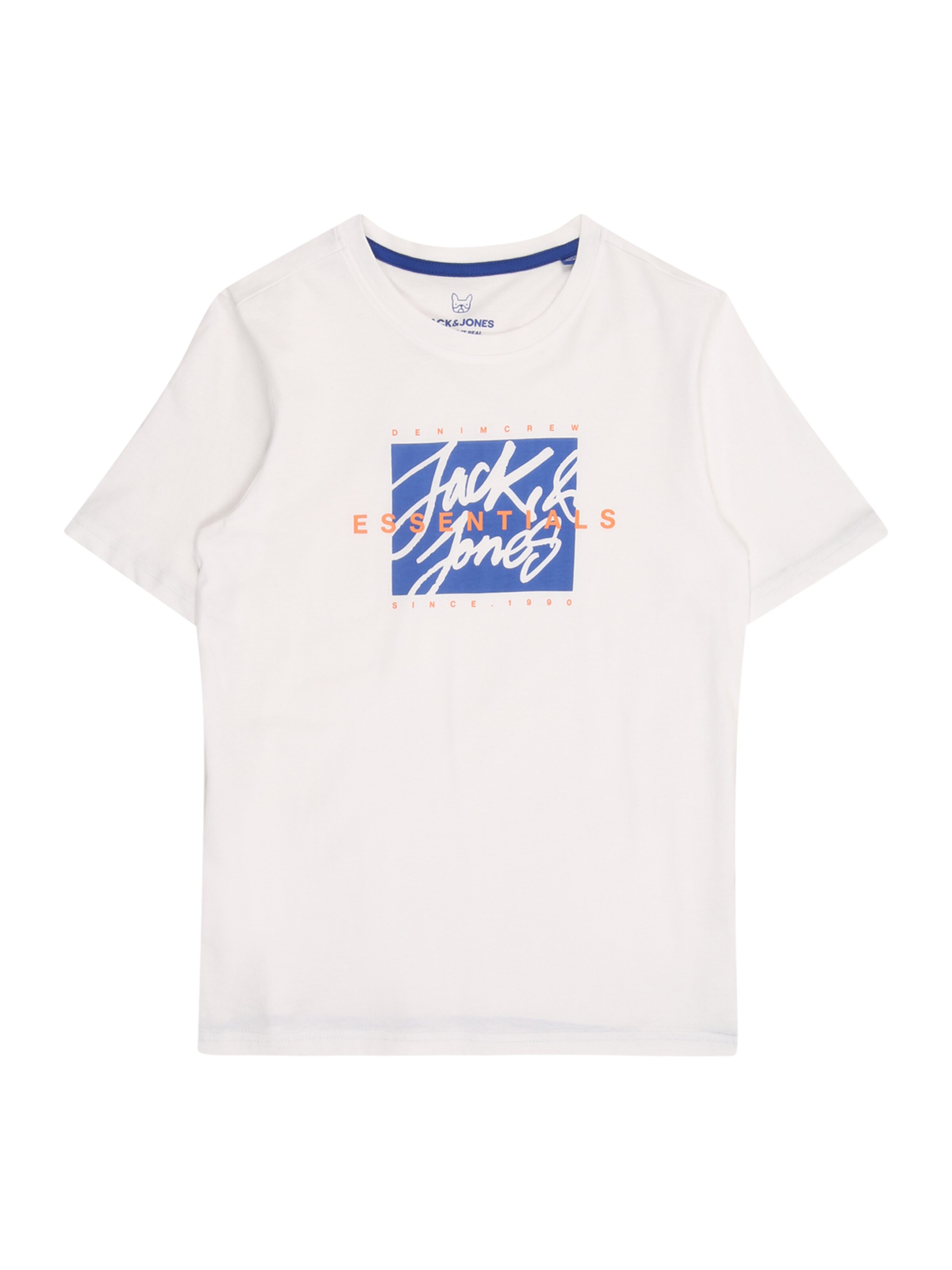 Jack & Jones Junior Μπλουζάκι 'JJColton' σε λευκό: μπροστά