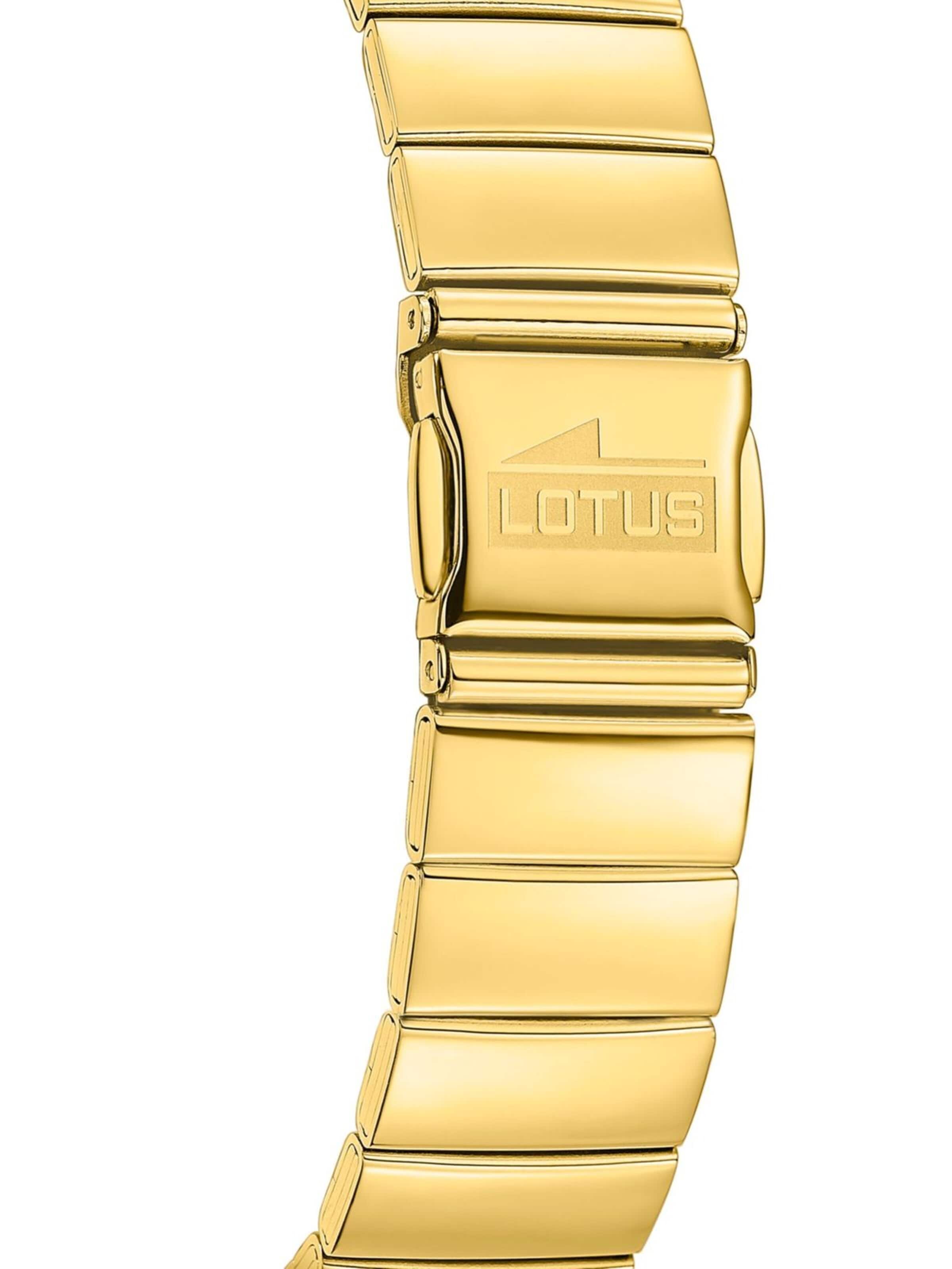 Lotus Analoog horloge 'Watch Square Series' in Goud