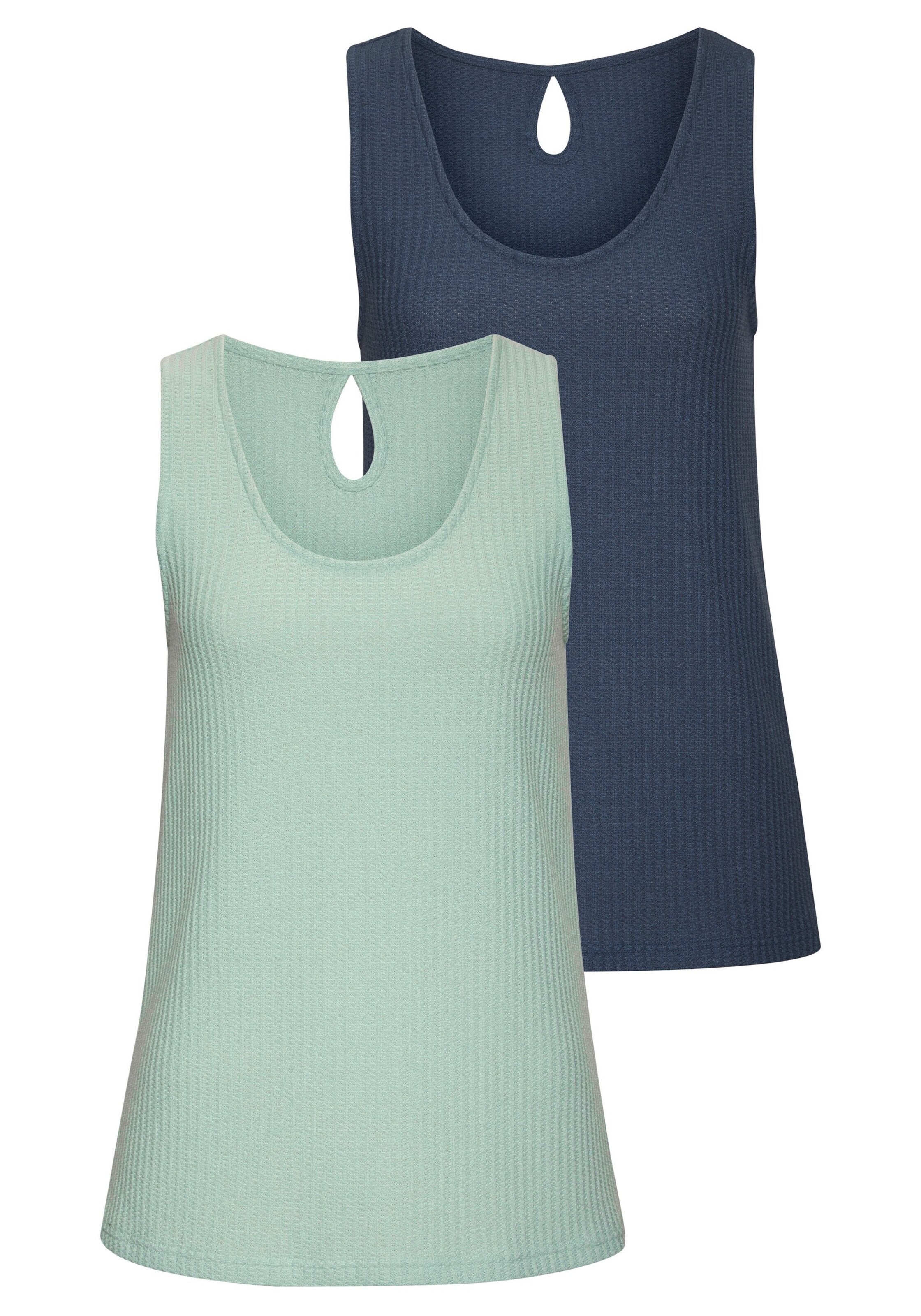 VIVANCE Топ в Синий: спереди