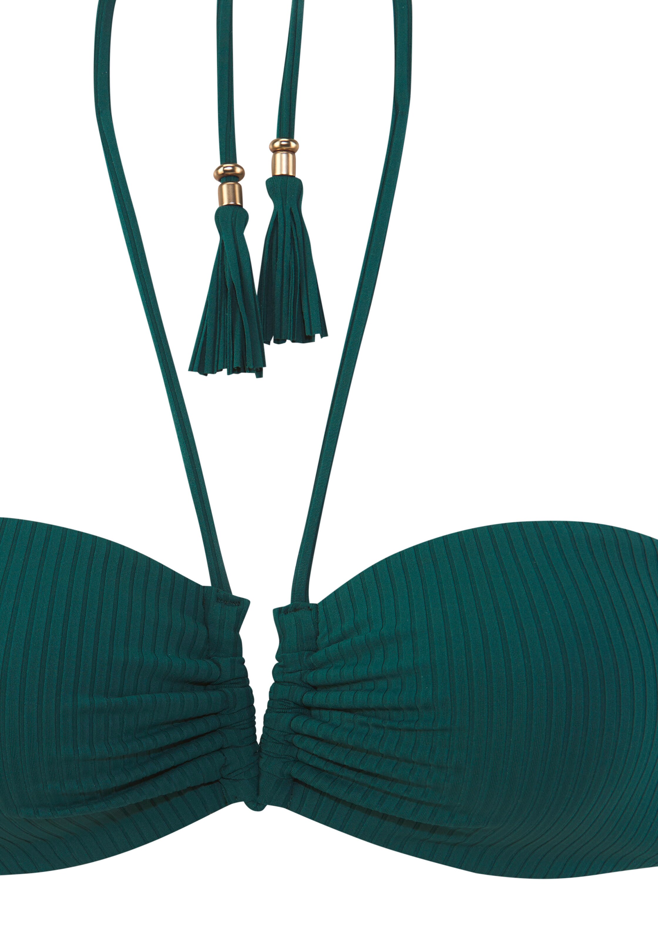 Elbsand Õlapaelteta Bikiinid, värv roheline