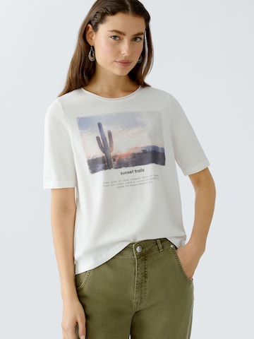 OUI T-Shirt in Weiß: Vorderseite