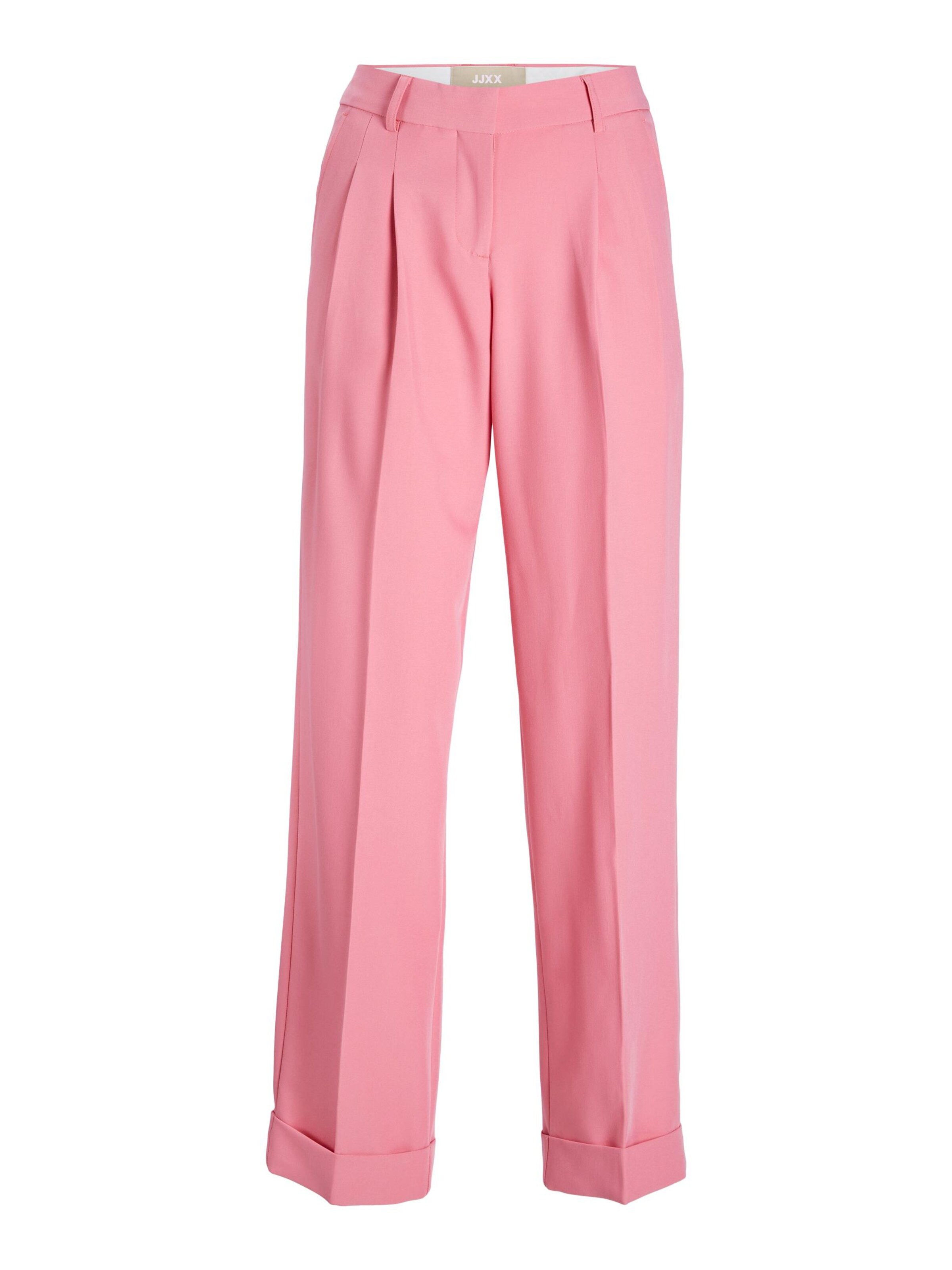 JJXX Trousers with creases 'Mary' in Pink: front