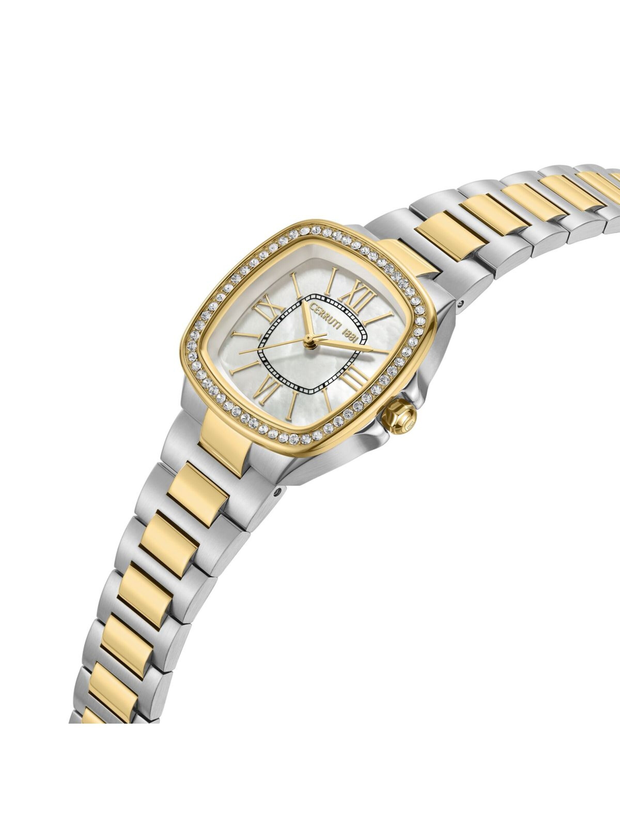 Montre à affichage analogique 'Casale' CERRUTI 1881 en argent