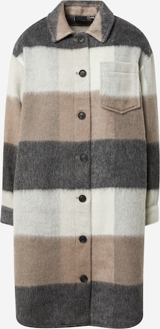 VERO MODA Between-Seasons Coat 'ANTONIA' in Brown: front