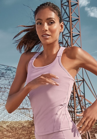 Haut de sport LASCANA ACTIVE en rose : devant