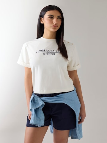 GUESS Shirt in Beige: front