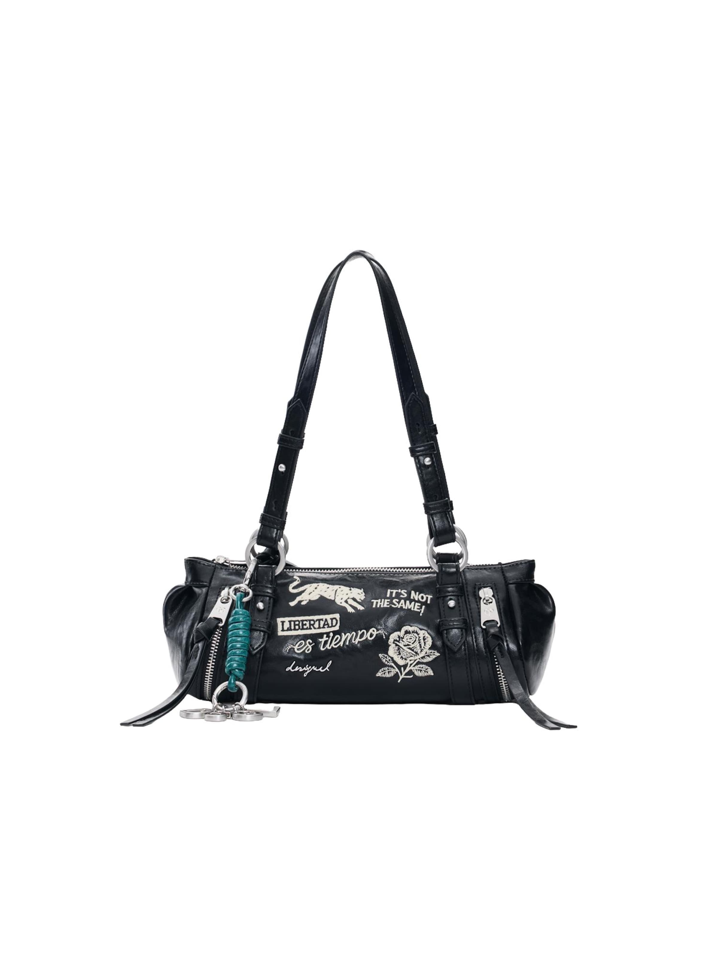Desigual Bolso de hombro en One Size en negro / blanco, Vista del producto