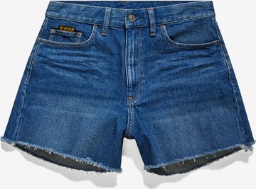 Regular Jean G-Star RAW en bleu : devant