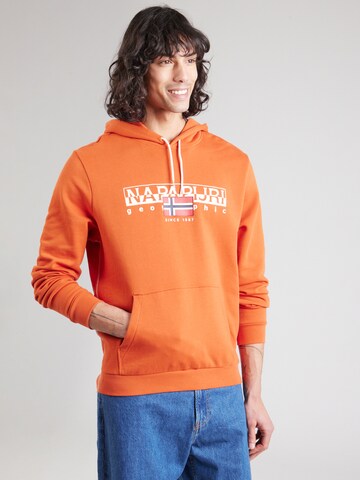NAPAPIJRISweater majica 'AYLMER' - narančasta boja: prednji dio