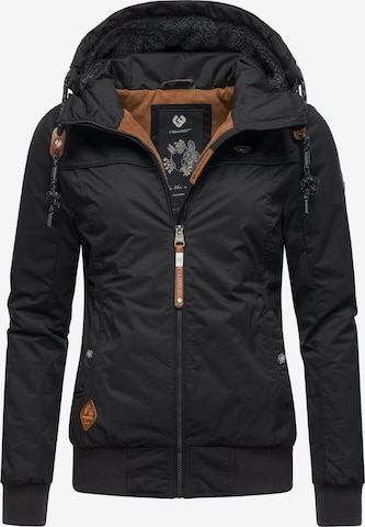 Ragwear Λειτουργικό μπουφάν 'Jotty' σε μαύρο: μπροστά