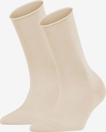 FALKE Socks in Beige: front