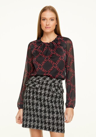 regular Camicia da donna di COMMA in nero: frontale