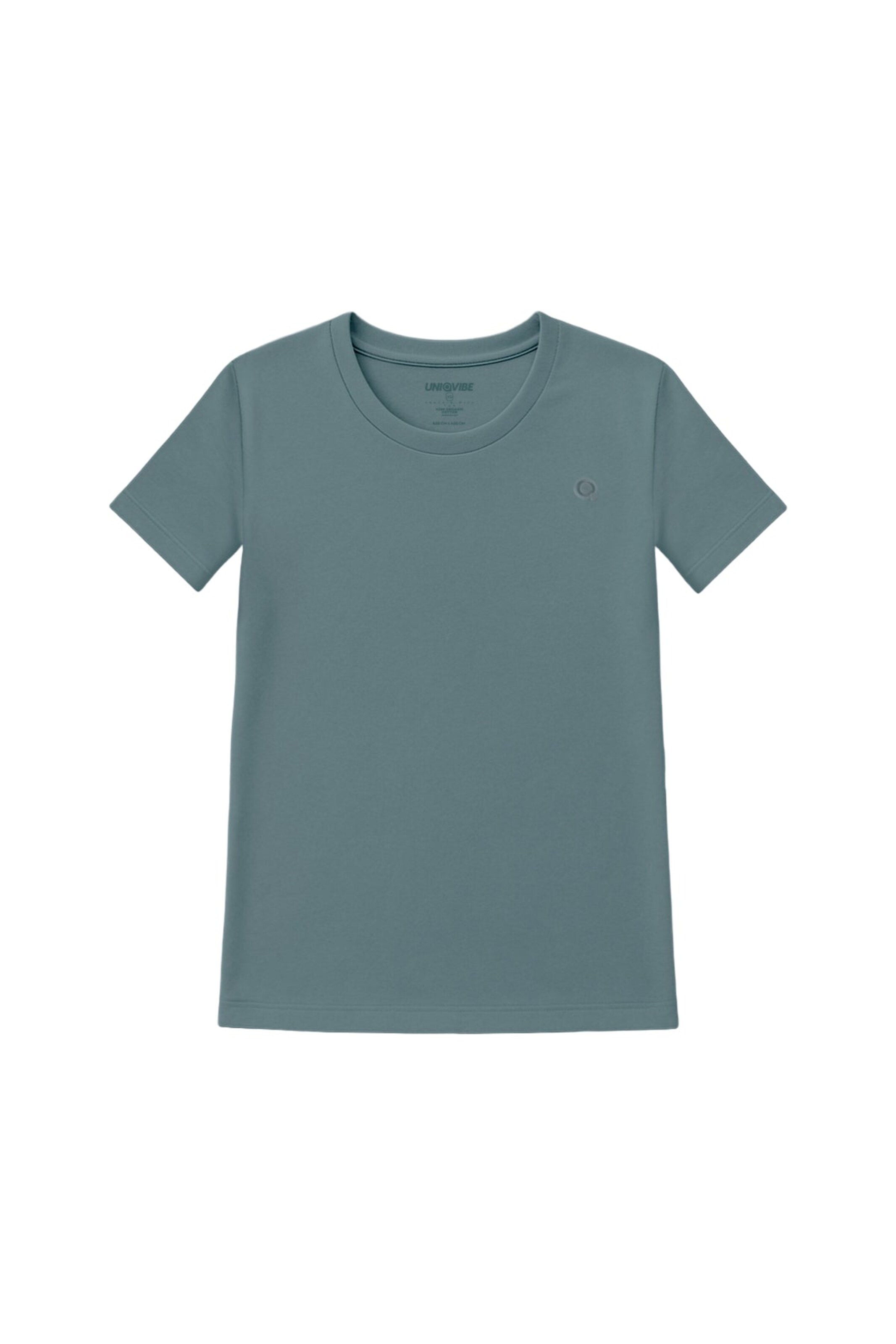 UNIQVIBE Shirt in Groen: voorkant
