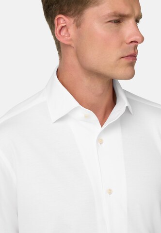 Boggi Milano Regular Fit Hemd in Weiß