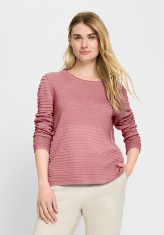 Olsen Pullover 'Henny' in Pink: Vorderseite