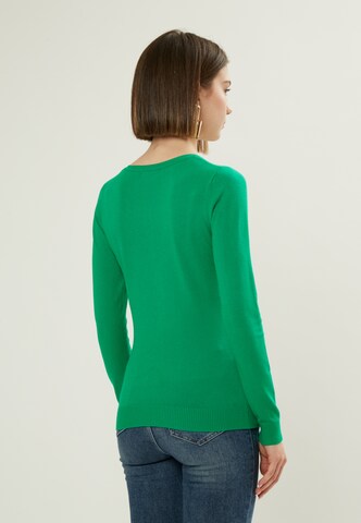 Influencer Knit cardigan in Green