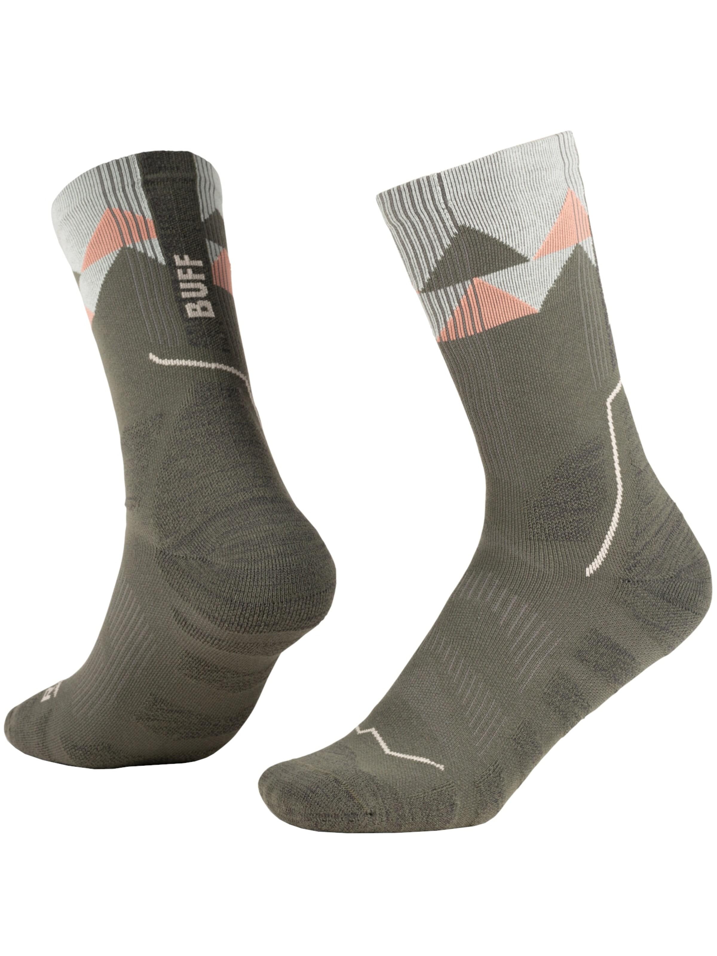 BUFF Socks 'BUFF Thermonet Crew Socks' in Green: front