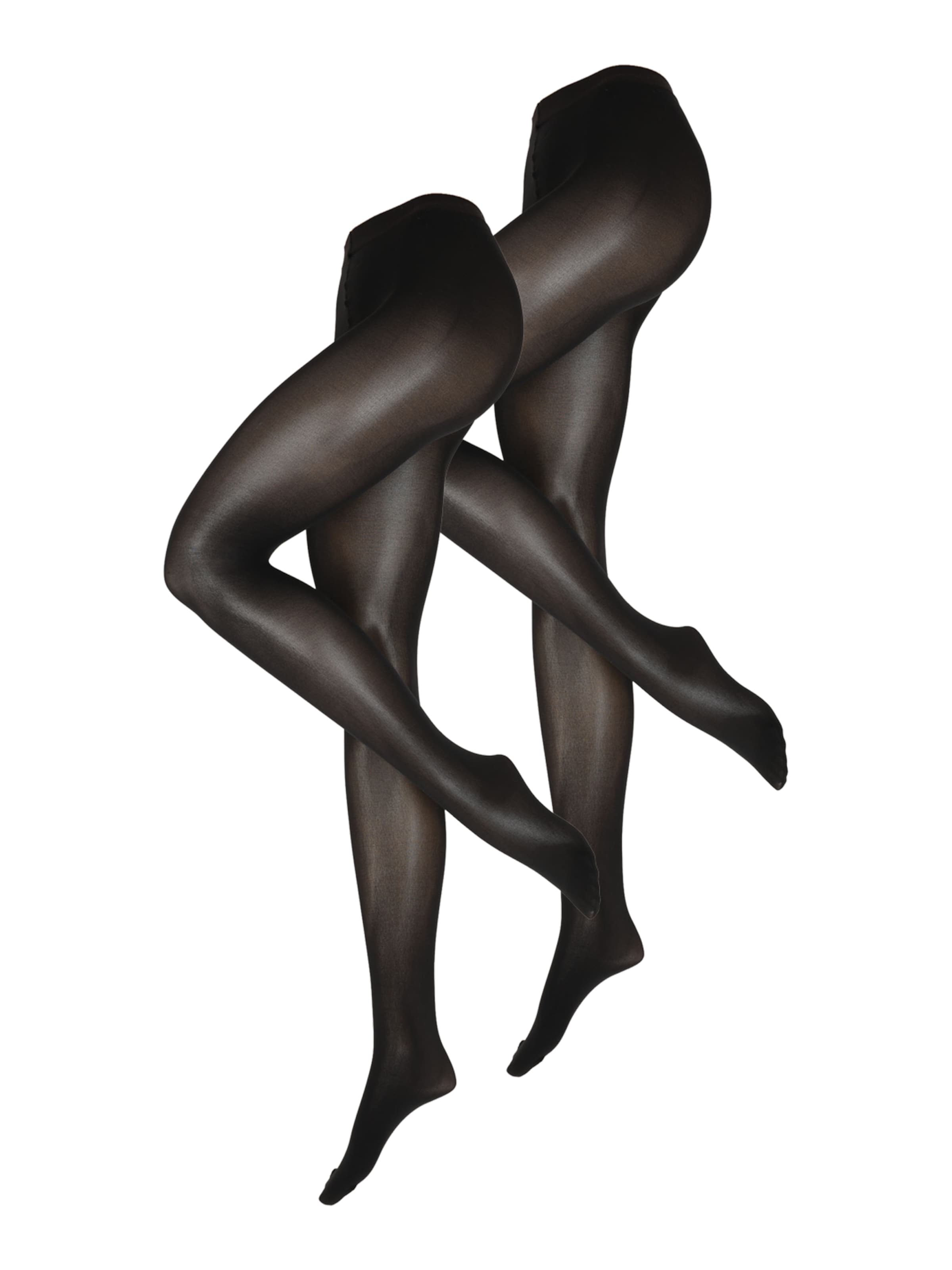 Wolford Najlonke 'Velvet de Luxe' | črna barva: sprednja stran