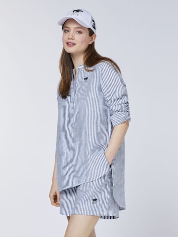 Polo Sylt Bluse in Blau: predná strana