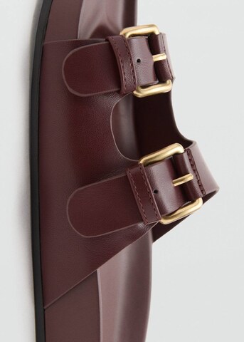 MANGO Mules 'Square' in Red